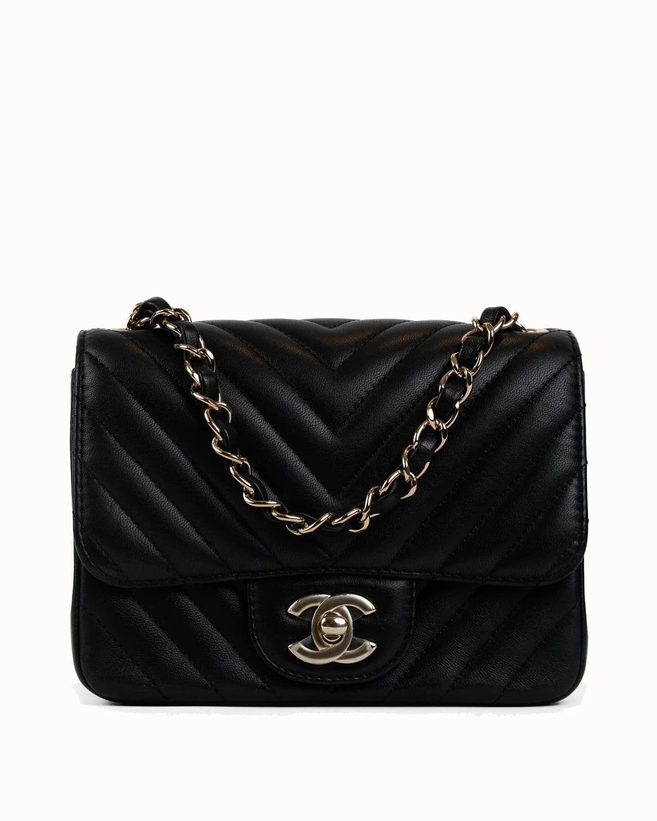 Chanel Chevron V-Stitch Mini Chain Shoulder Bag — photo 1