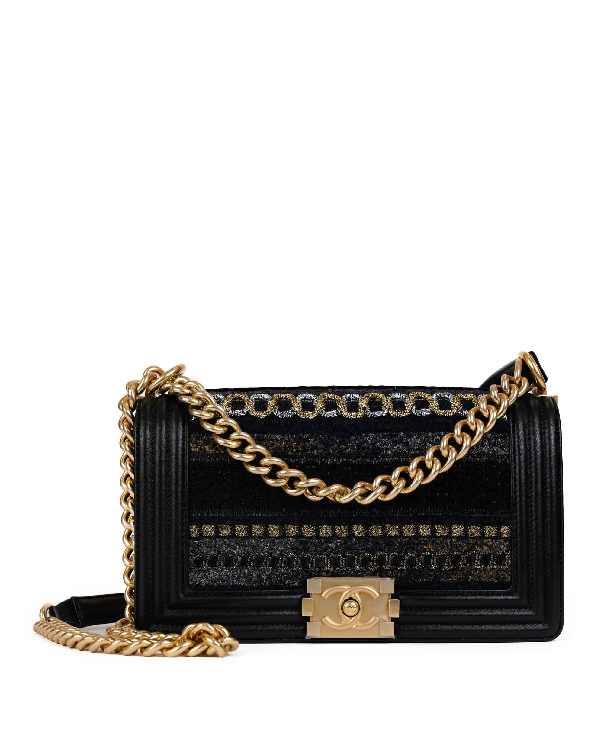 Chanel Boy Bag (Medium) Gold Hardware