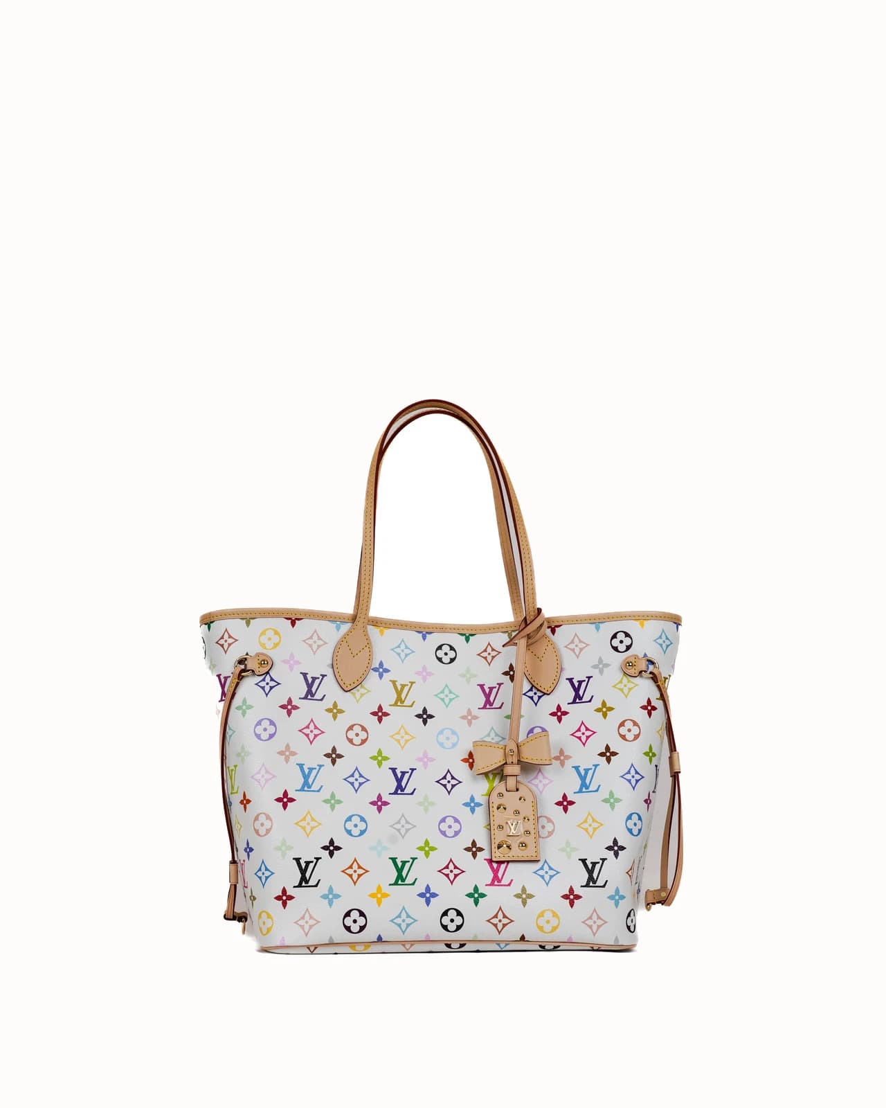 Louis Vuitton Takashi Murakami Neverfull MM Monogram Multicolor in multicolor monogram multicolor coated canvas with leather trim