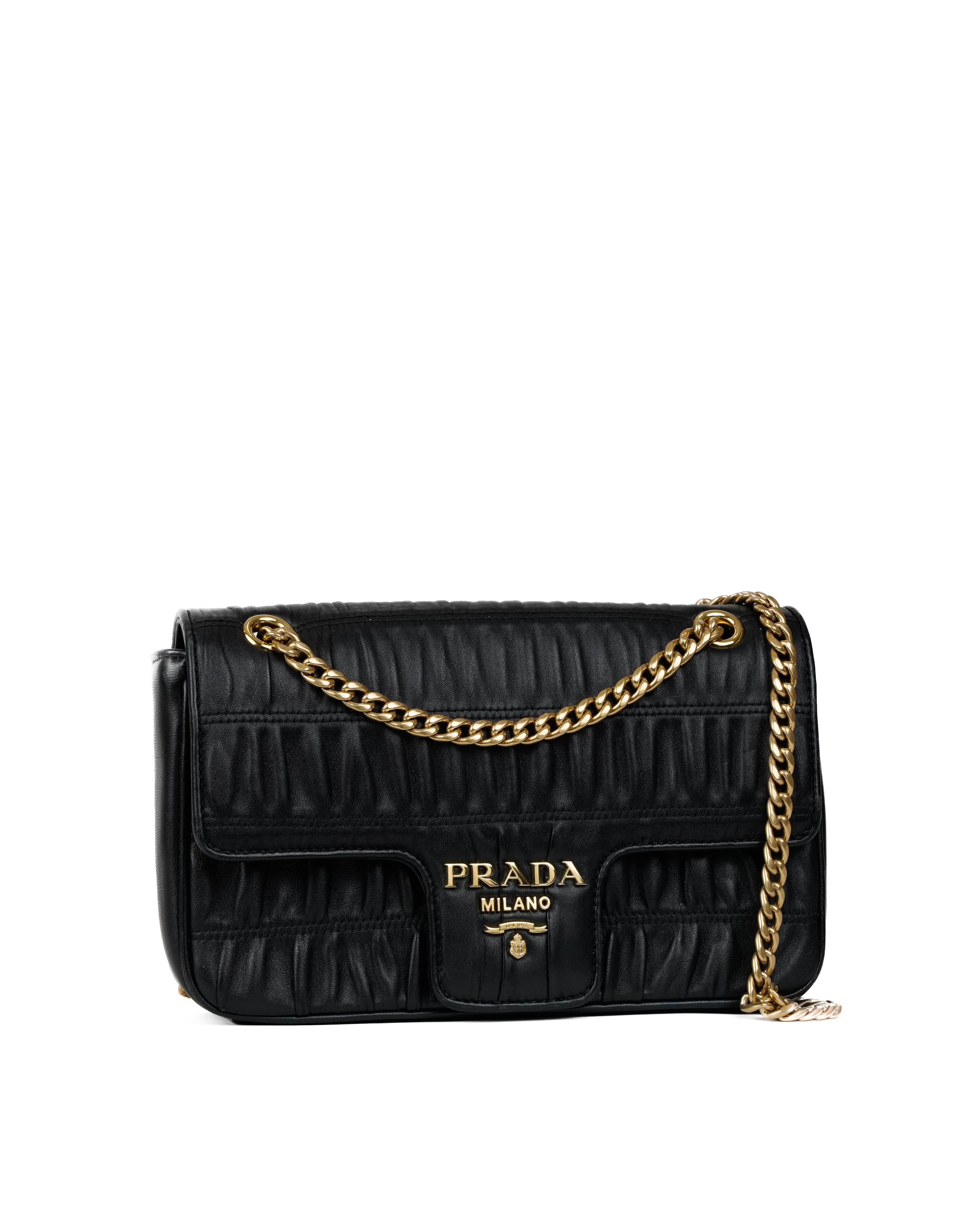 Prada Diagramme Chain Shoulder Bag