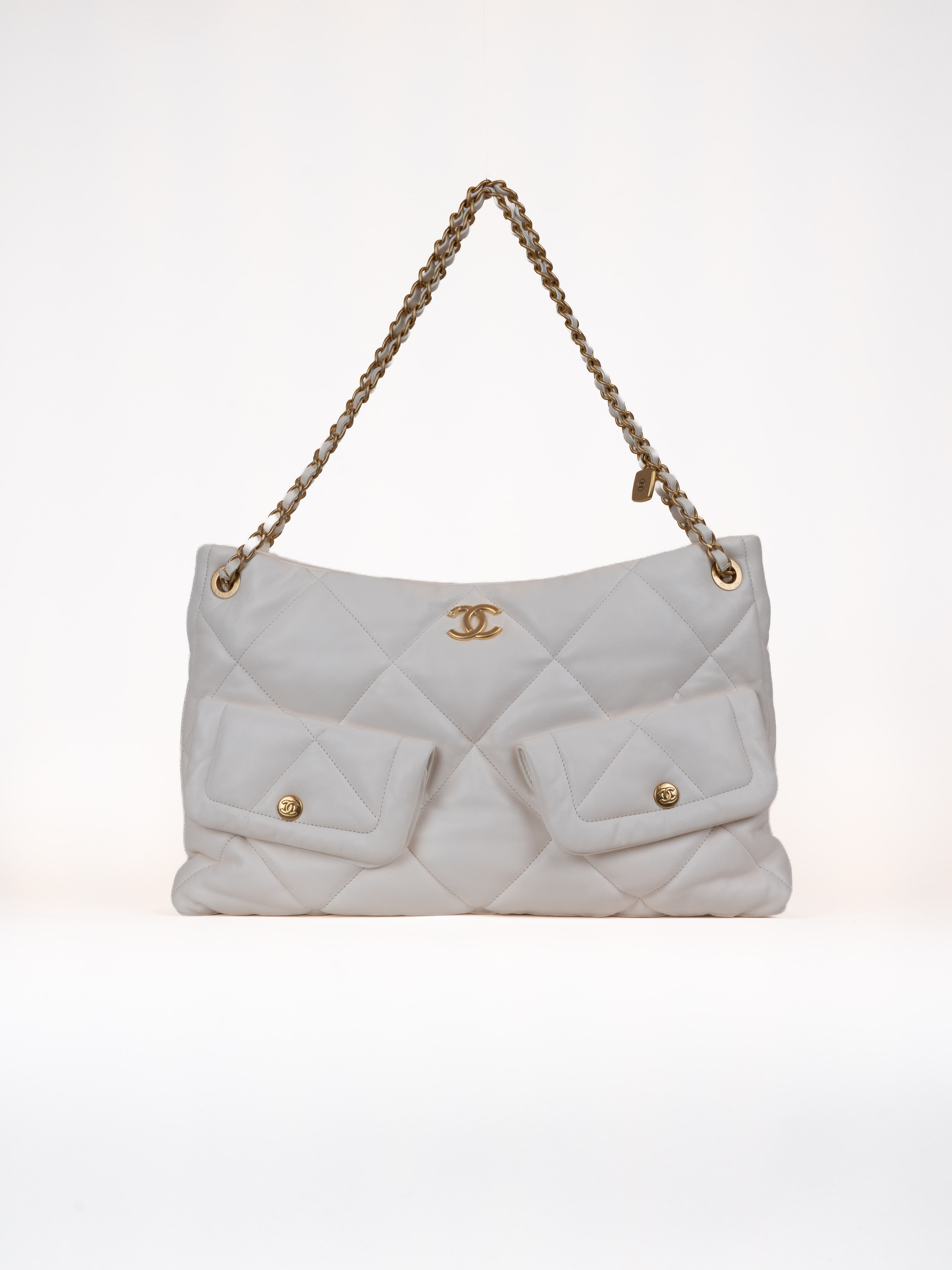 Chanel CHANEL 25K Hobo Chain Shopper